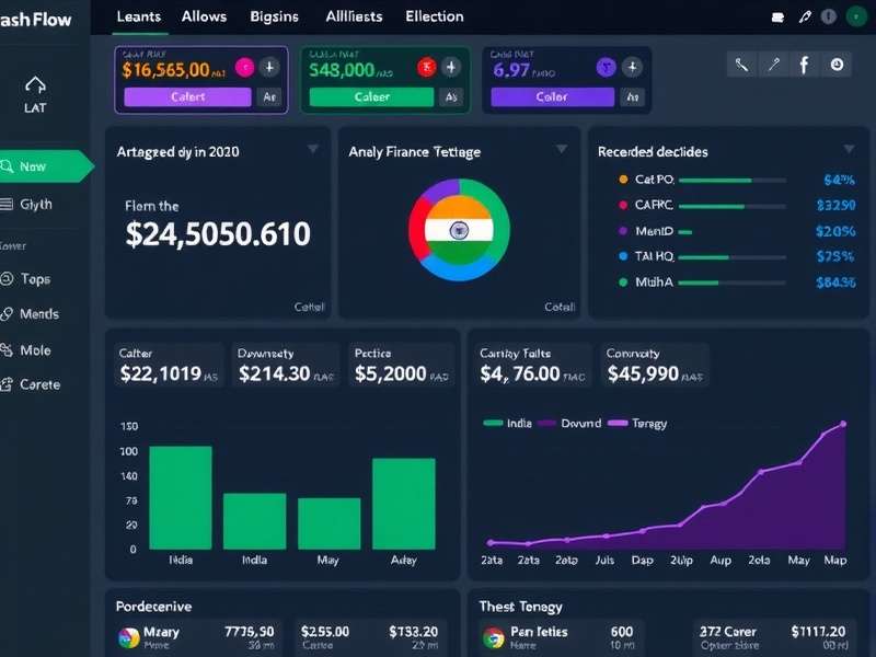 Graph showing Cash Flow Commander download growth in India